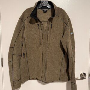 KÜHL Olive Green Full Zip Performance Jacket | Men’s XL